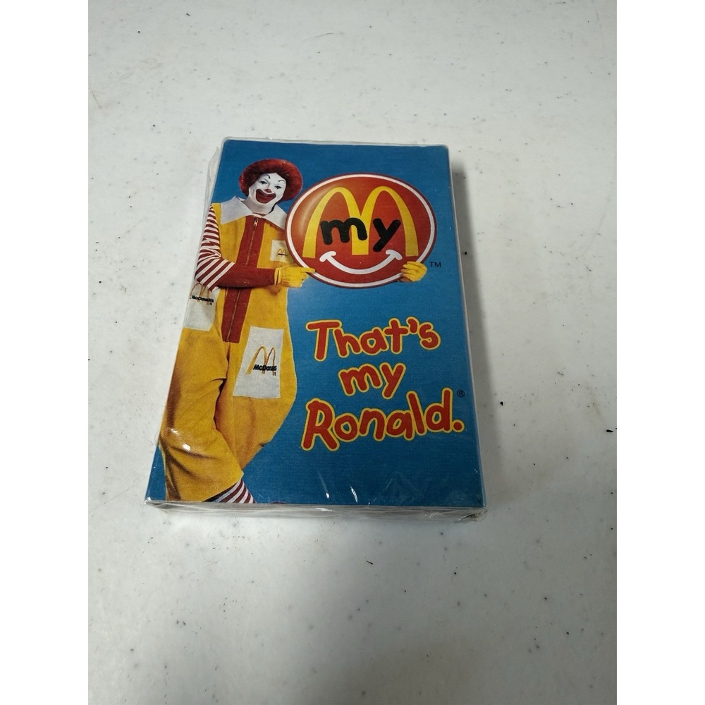 NEW Vintage McDonalds Cassette Tape That's My Ronald Happy Meal Toy 1997 Retro